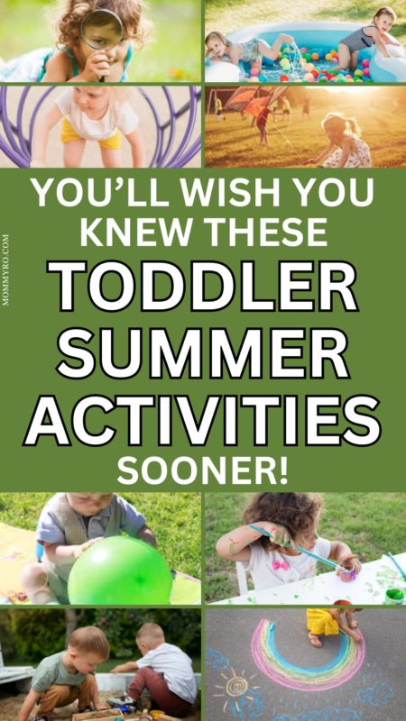 The Only List Of Summer Activities For Toddlers You'll Ever Need!