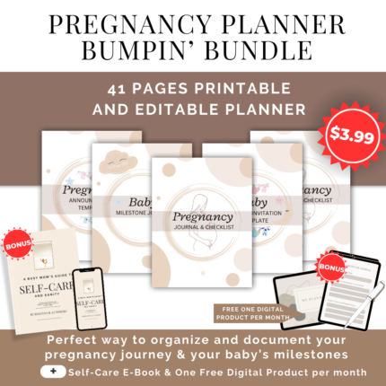 Pregnancy Planner Bumpin Bundle