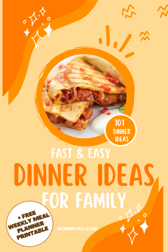 101 Quick, Easy, and Cheap Dinner Ideas for Busy Moms