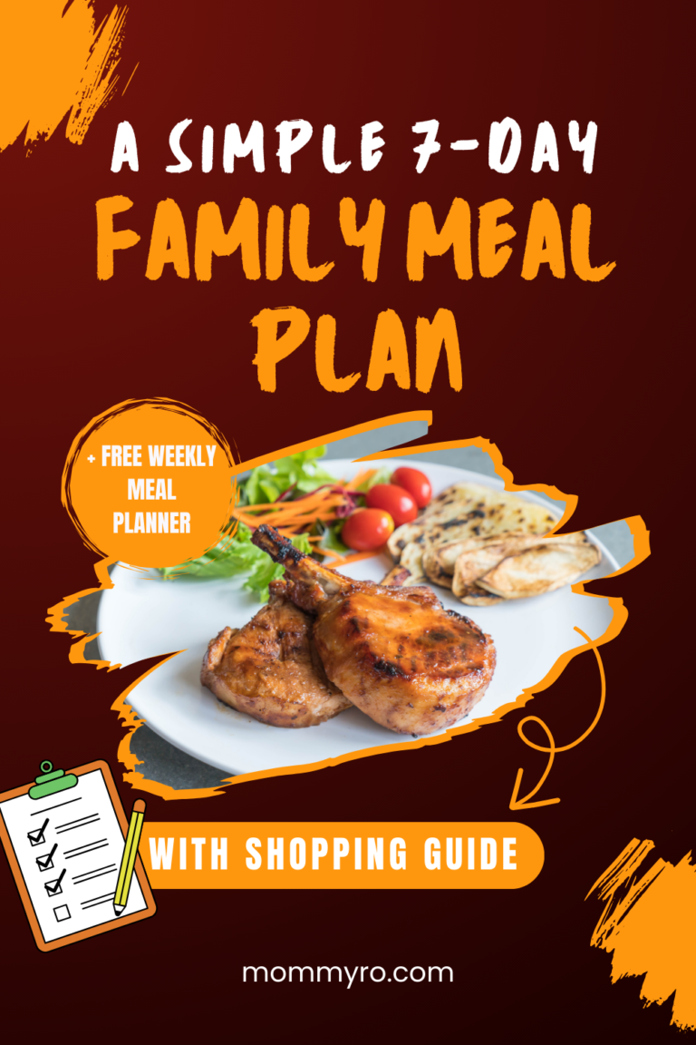 A Realistic 7-Day Family Meal Plan with Shopping List