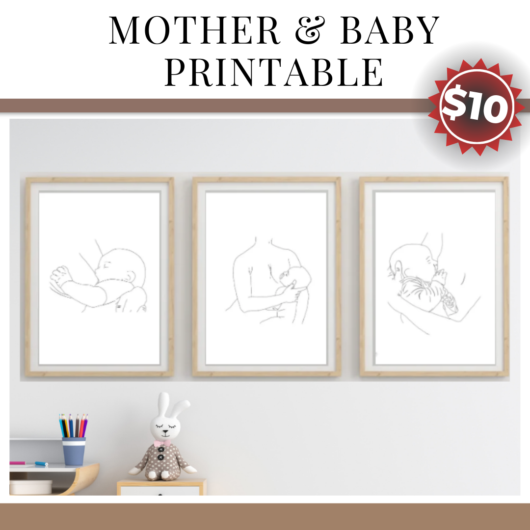 Mother and Baby Set of 3