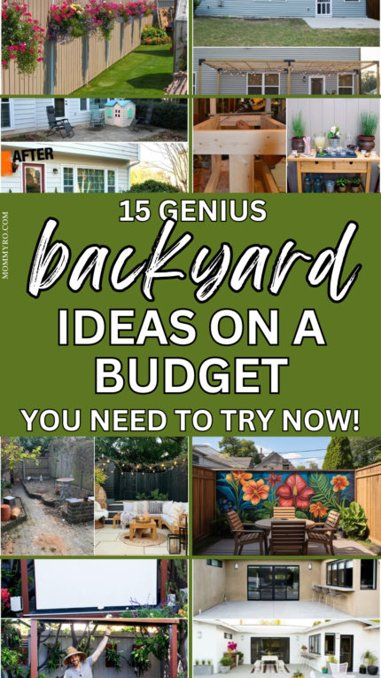 15 Genius DIY Backyard Ideas on a Budget You Need to Try Now!