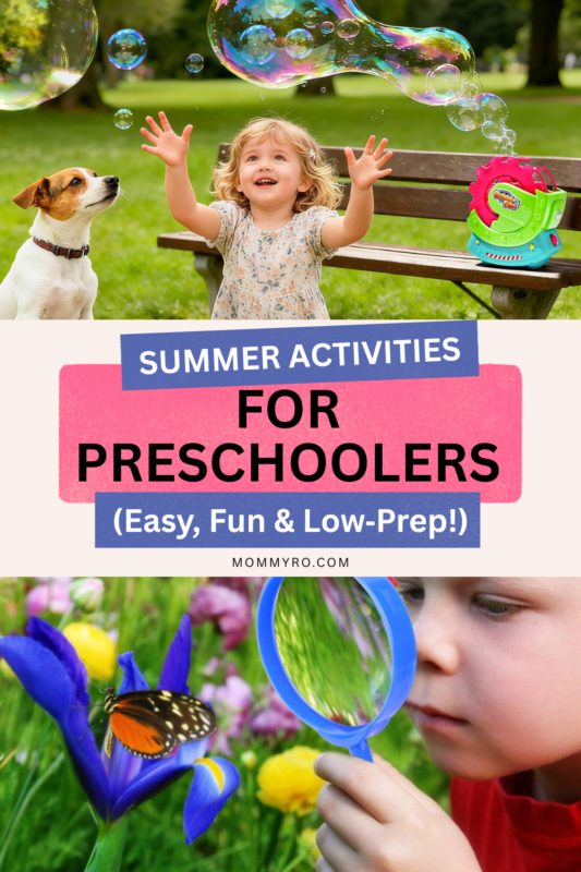  Summer Activities for Preschoolers