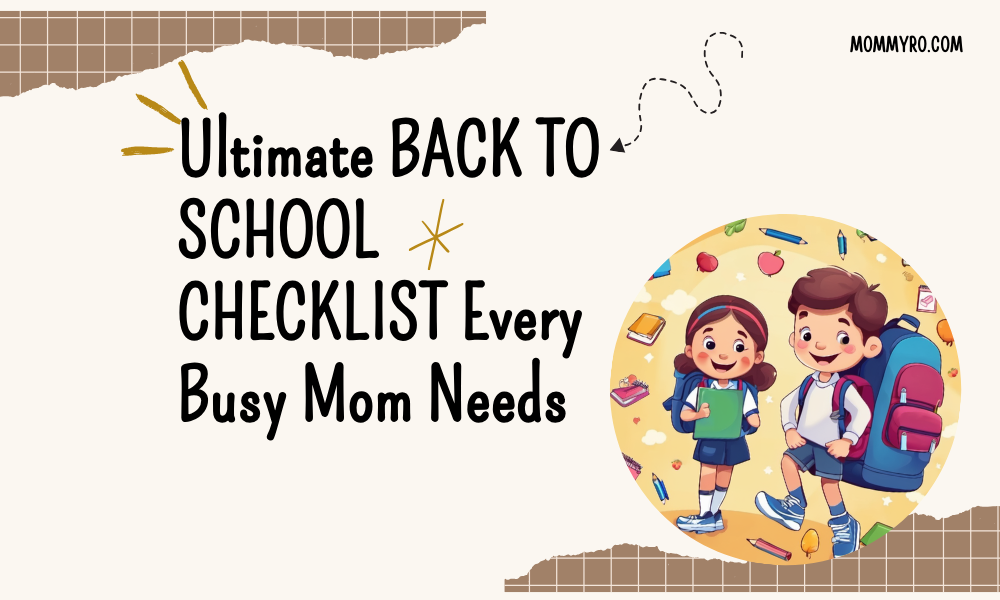 back to school checklist