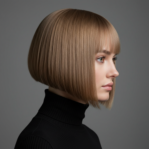 Sleek and Straight Bob