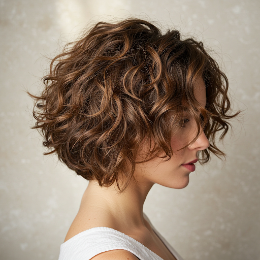 The Effortlessly Chic Loose Waves on Short Hair