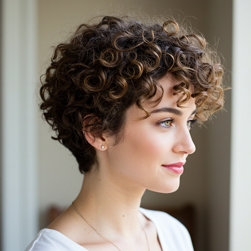 The Trendy and Soft Bixie for Curly Hair