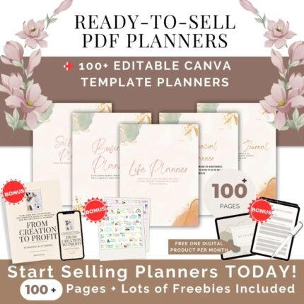 ready to sell pdf planners