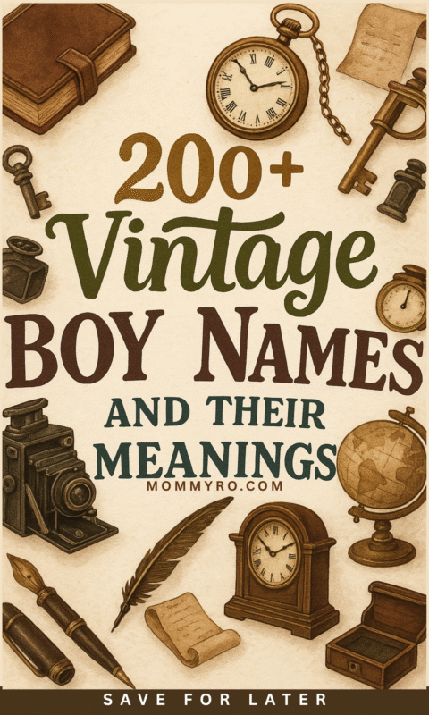 vintage boy names