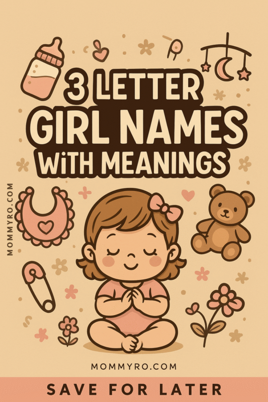 3 Letter Girl Names