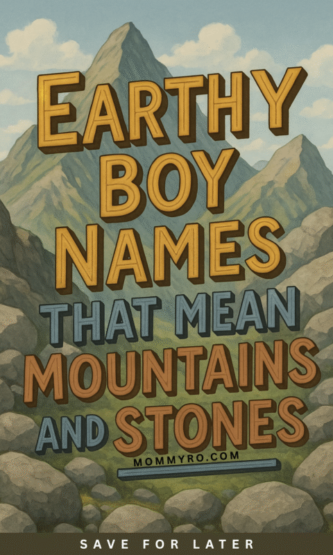 earthy boy names
