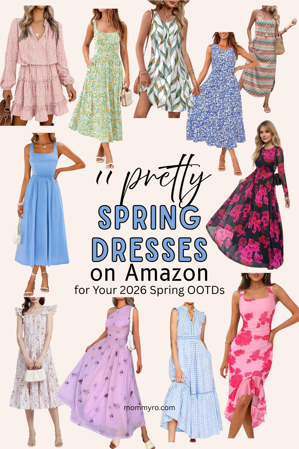 Spring Bresses 11 Pretty Spring Dresses on Amazon for Your 2026 Spring OOTDs