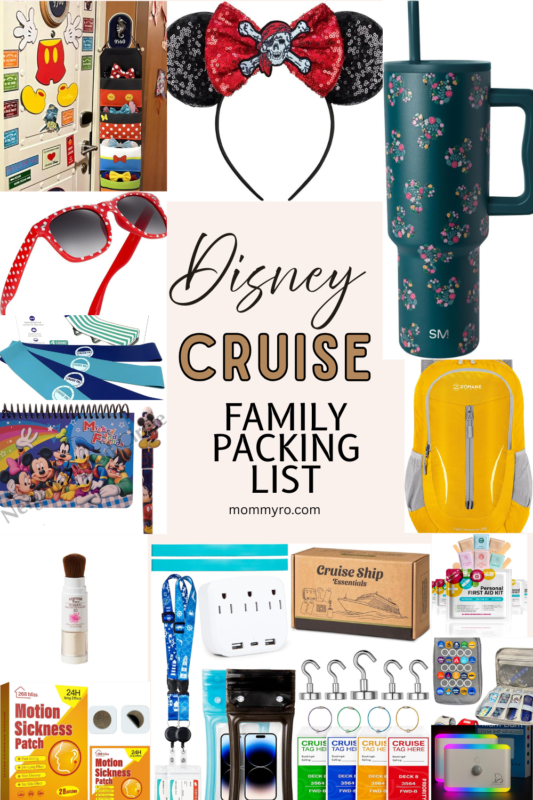 Disney Cruise Family Packing List