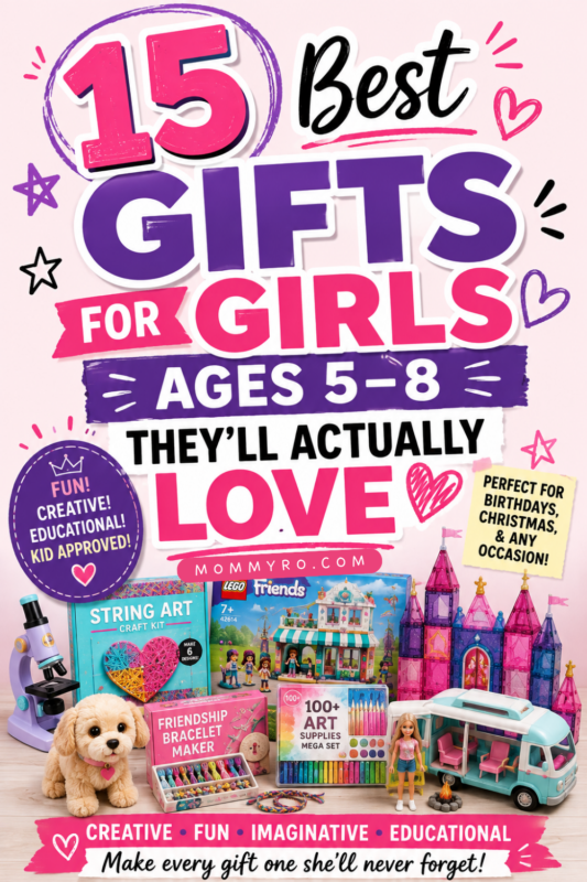 15 Best Gifts for Girls Ages 5–8 They’ll Actually Love