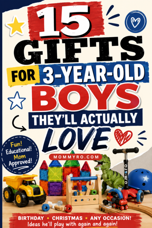 15 Gifts for 3-Year-Old Boys They’ll Actually Love