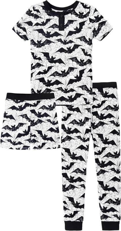 Bat Print Pajamas