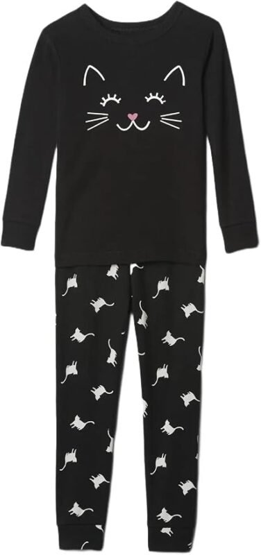 Black Cat Halloween Pajamas