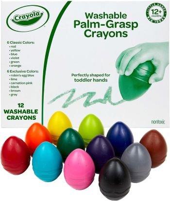 Crayola My First Easy-Grip Egg Crayons