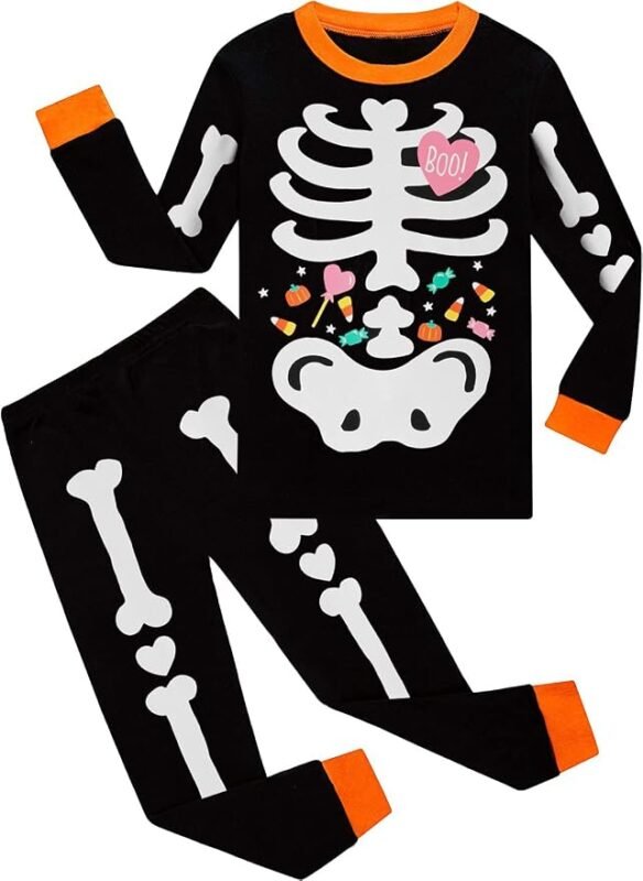 Glow-in-the-Dark Halloween Pajamas