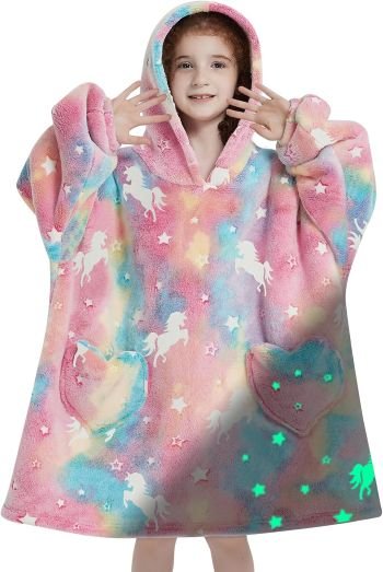 Glow in the Dark Unicorn Blanket
