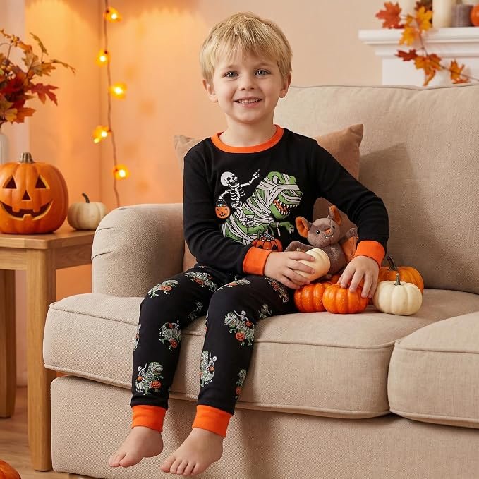 Halloween Dinosaur Pajamas