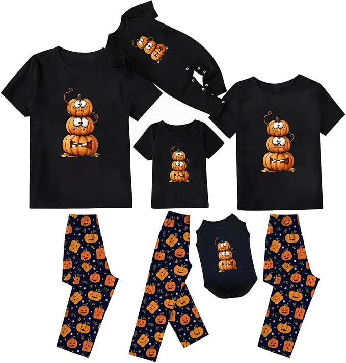 Matching Sibling Halloween Pajamas