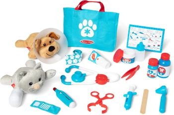 Melissa & Doug Examine & Treat Pet Vet Play Set
