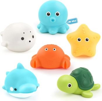 No-Hole Toddler Bath Toys