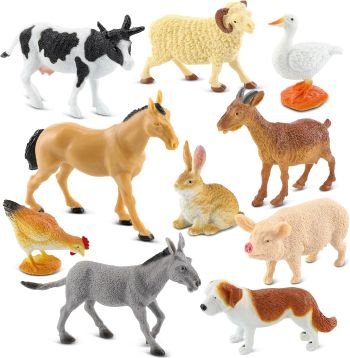 Realistic Farm Animal Figures