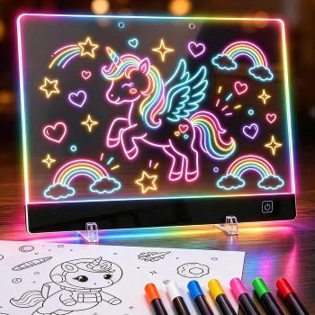 Rechargeable LED Drawing Board
