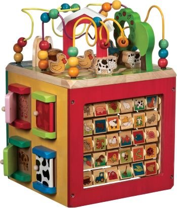Touch & Learn Wooden Activity Cube