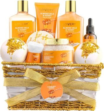 Almond Milk & Honey Spa Gift Basket