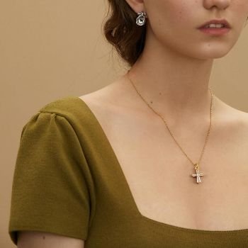 Gold Cross Necklace