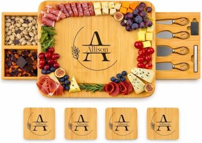 Personalized Bamboo Charcuterie Board