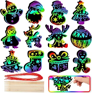 Christmas Scratch-Art Kit